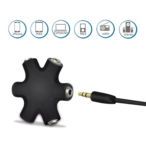 Hexagon Shaped Earphone Adapter