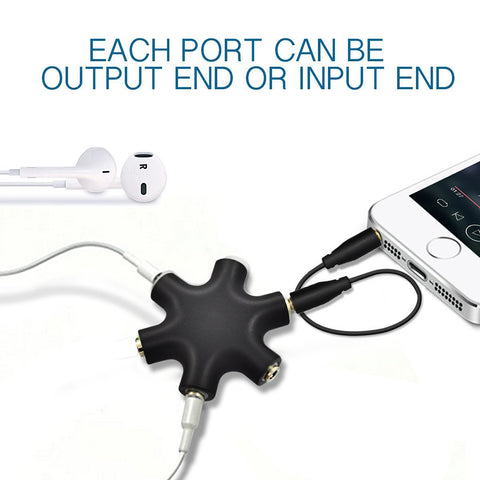 Hexagon Shaped Earphone Adapter