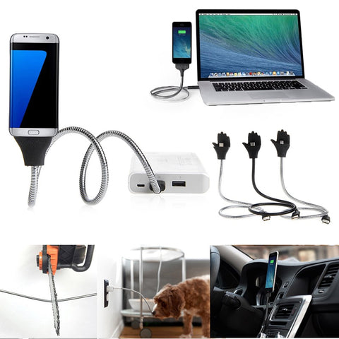 Metallic & Adjustable Phone Charger